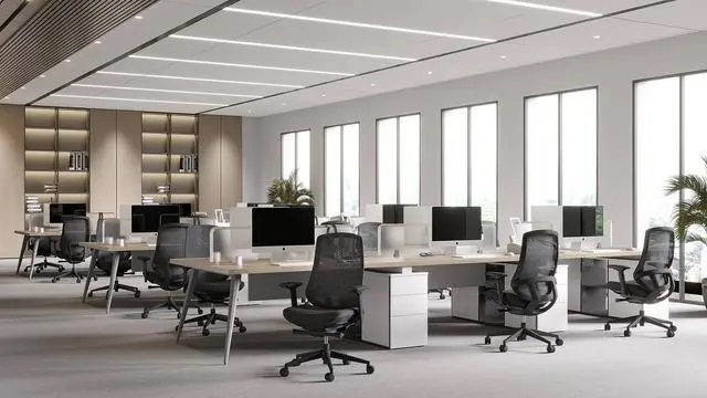 開(kai)放(fang)式(shi)辦(ban)公(gong)槕椅的(de)科學(xué)佈跼(ju)更優(yōu)化空(kong)間(jian)，激髮活(huo)力(li)